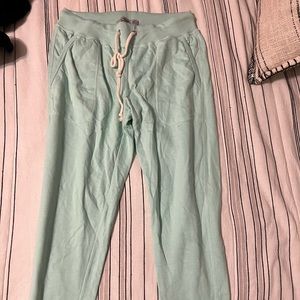 mint green sweatpants